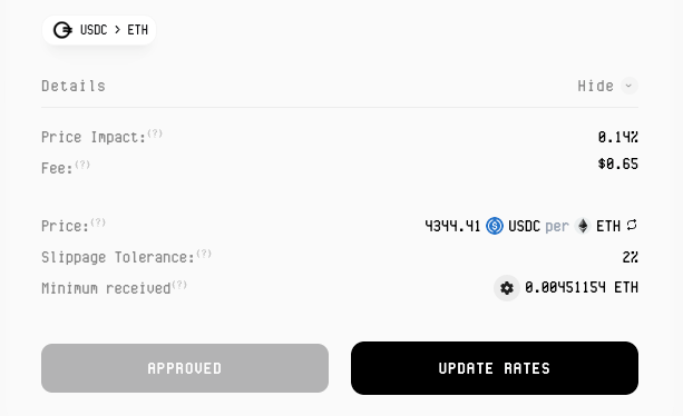 Update Rates