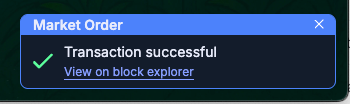 Transaction Successful